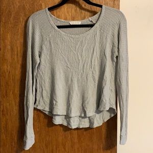 Grey waffle t
